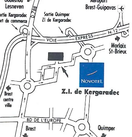 Escale Oceania Brest Hotel Gouesnou